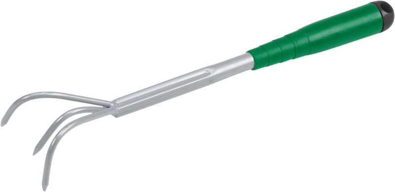 MEISTER Kleingrubber 385 mm mit 3 Zinken, Stahl pulverbeschichtet