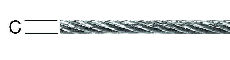 VORMANN Drahtseil Edelstahl rostfrei 7x7, mm
