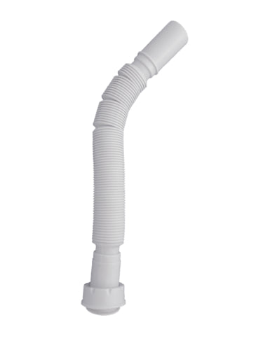 Schütte KS Flex-Anschlussrohr 1 1/4" x 32 mm, weiß, 315–830 mm