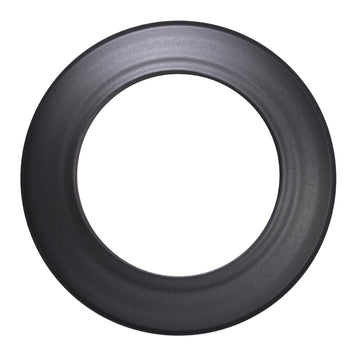 FIREFIX Mauerrosette starr schwarz, Stahlblech, UHT Hydro Lack, Ø 120 mm