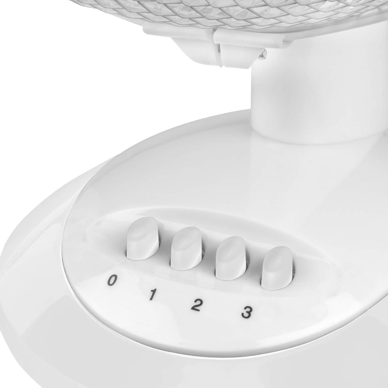 Eurom Tischventilator weiß, Leistungsstufen