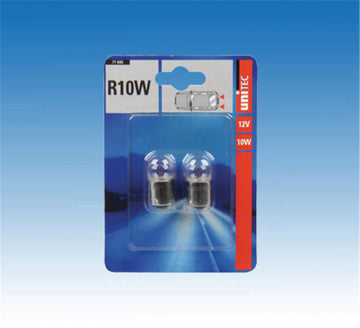UNITEC Kugellampe R10W 12V (2 Stück)
