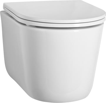 Cornat Rotation Flush Wand-WC Komplettset SRL weiß, Tiefspüler