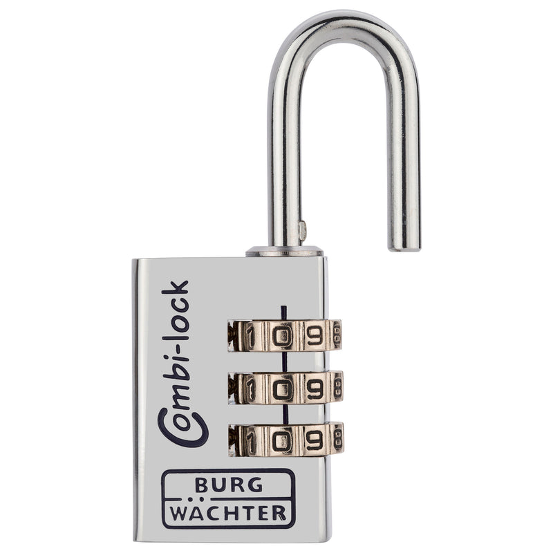 Burg-Wächter Combi Lock 90 30 Zahlenschloss mit verchromtem Bügel