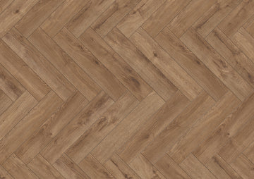 ter Hürne Iko Herringbone Edition Laminat Eiche Lodge, grob-struktur