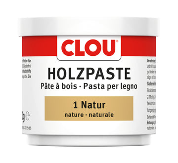 CLOU Holzpaste Nr. 1 in Natur/Beige, gebrauchsfertig, 150 g
