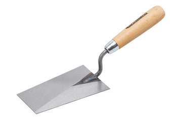 Conmetall Berner Maurermeister Putzkelle 140 mm, Stahlblatt mit Holzgriff