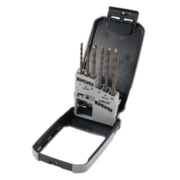 Wolfcraft Hammerschlagbohrer HM SDS-plus-Set, Ø 5–10 mm (6-teilig)