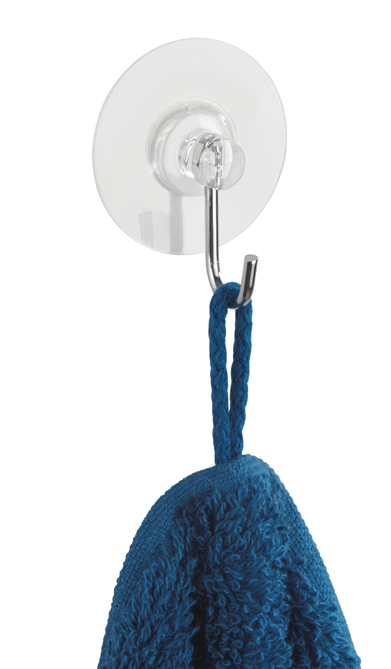 WENKO Static-Loc Nickelhaken transparent, 4er Set