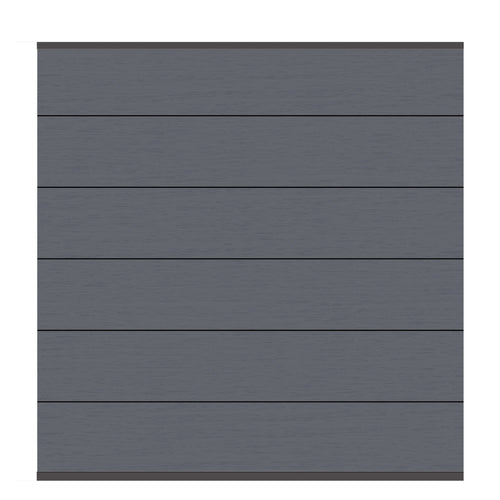 TraumGarten SYSTEM XL Zaunfeld-Set WPC anthrazit, 178 x 183 cm