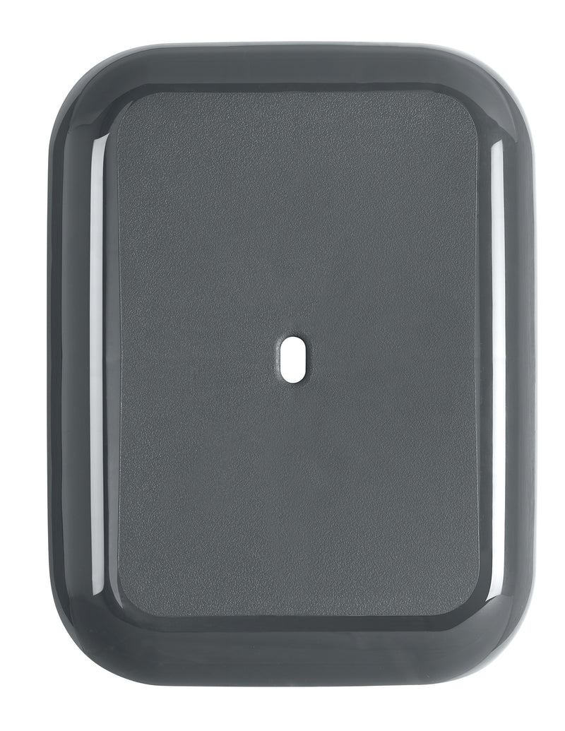 WENKO Secura Premium Badhocker anthrazit/aluminium, 50,5 cm breit