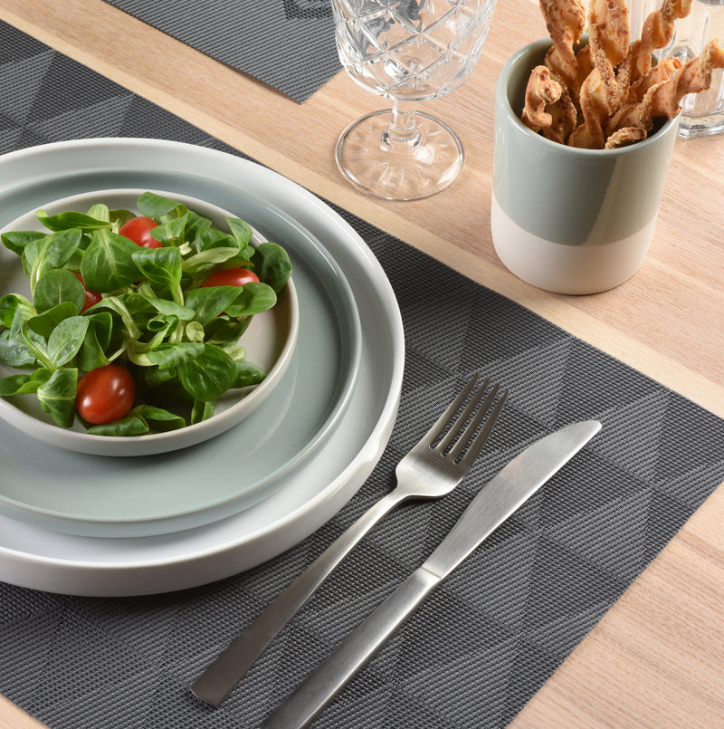 WINDHAGER Tischset Triangle Grau, ca. 30×45 cm