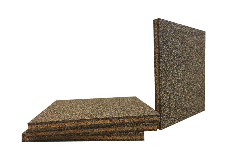 NMC NomaRub Antirutschmatte braun 150 x 150 mm, 10 mm stark (4er-Set)