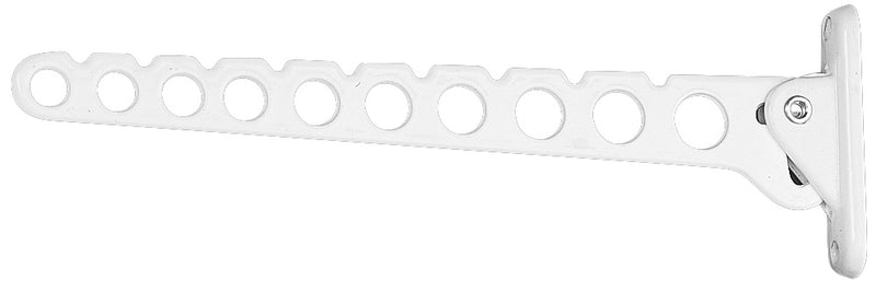 HSI Kleiderlüfter aus Kunststoff, matt/silber, 330x32 mm abklappbar (lose)
