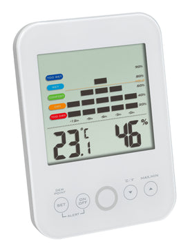 TFA Thermo-Hygrometer digital, bunt (Kunststoff), 86 x 120 mm