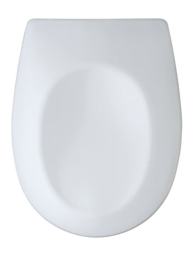 WENKO Vorno WC-Sitz weiß aus Duroplast, 350 x 445 mm
