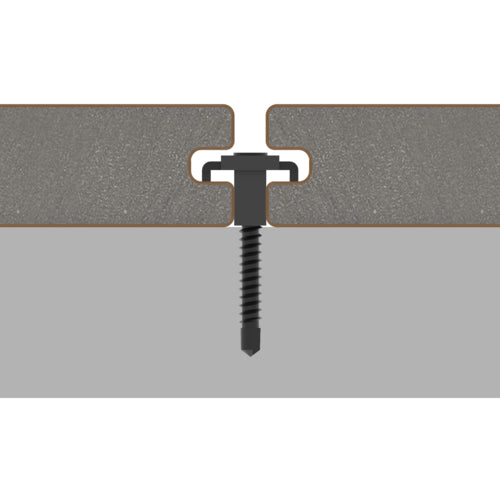 NewTechWood Netherlands Standard Clip-System TC-28 (100 Stück) für Terrassendielen-Zubehör
