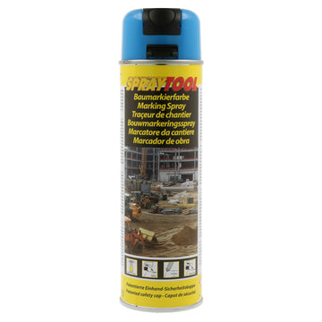 DUPLI-COLOR Markierungsspray leuchtblau, 500 ml Spraytool