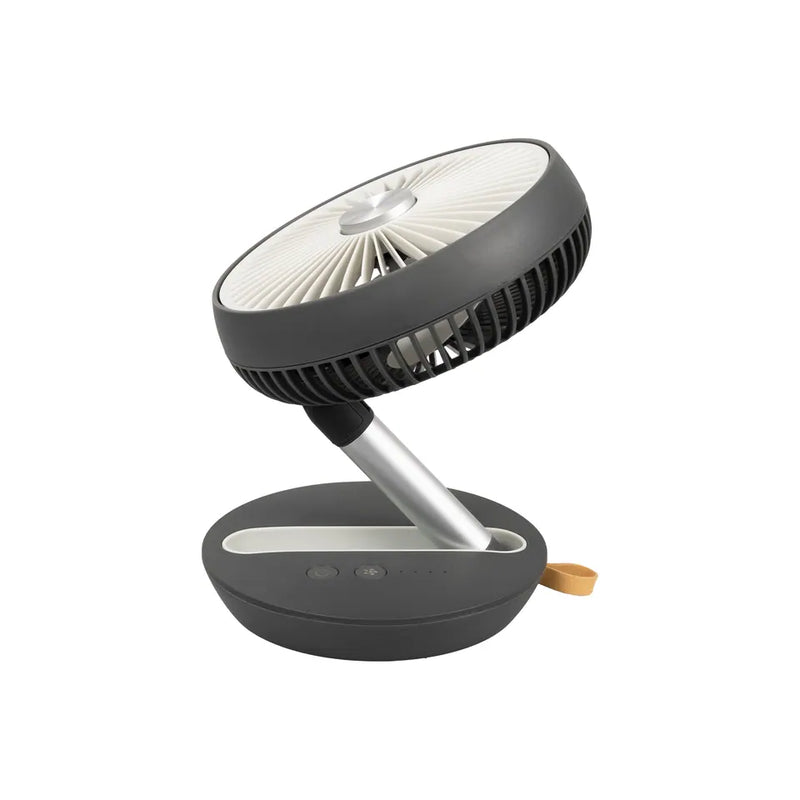 Eurom Vento Cordless Tischventilator grau, 14 cm, 4 Leistungsstufen, Akku