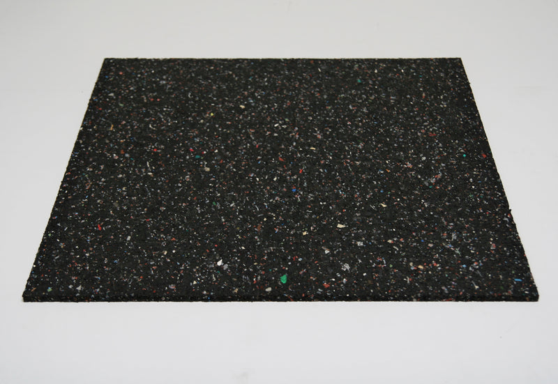 SZ Metall Waschmaschinenunterlage 600 x 600 x 10 mm, schwarz, Gummi