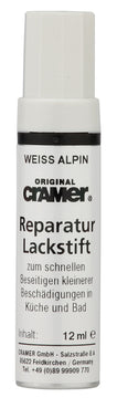 CRAMER Reparatur-Lackstift, Weiß 12 ml, Marke Schütte