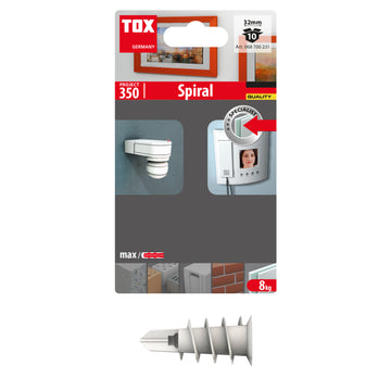 TOX Spiral Gipskartondübel 32 Stück
