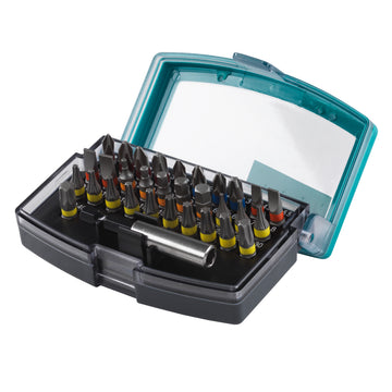 Wolfcraft Bitbox Solid Bit-Satz 32-teilig, Kassette