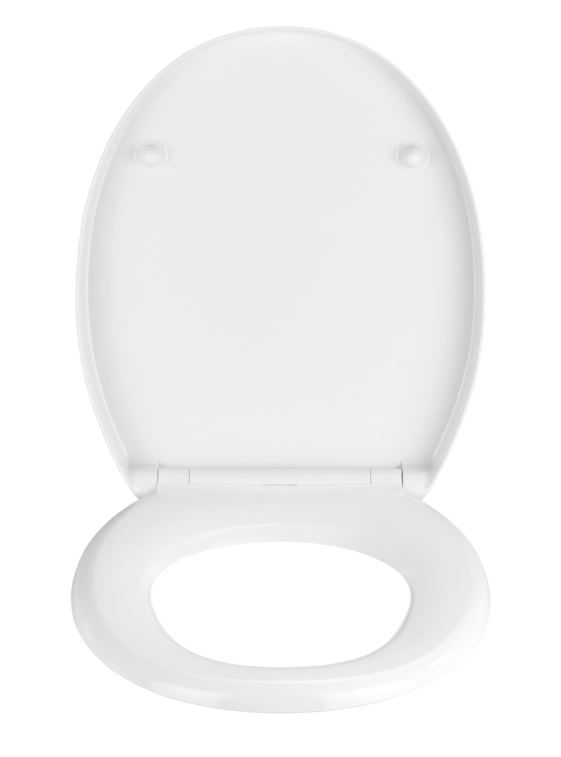 WENKO Crevada WC-Sitz aus Duroplast, weiß mit Absenkautomatik