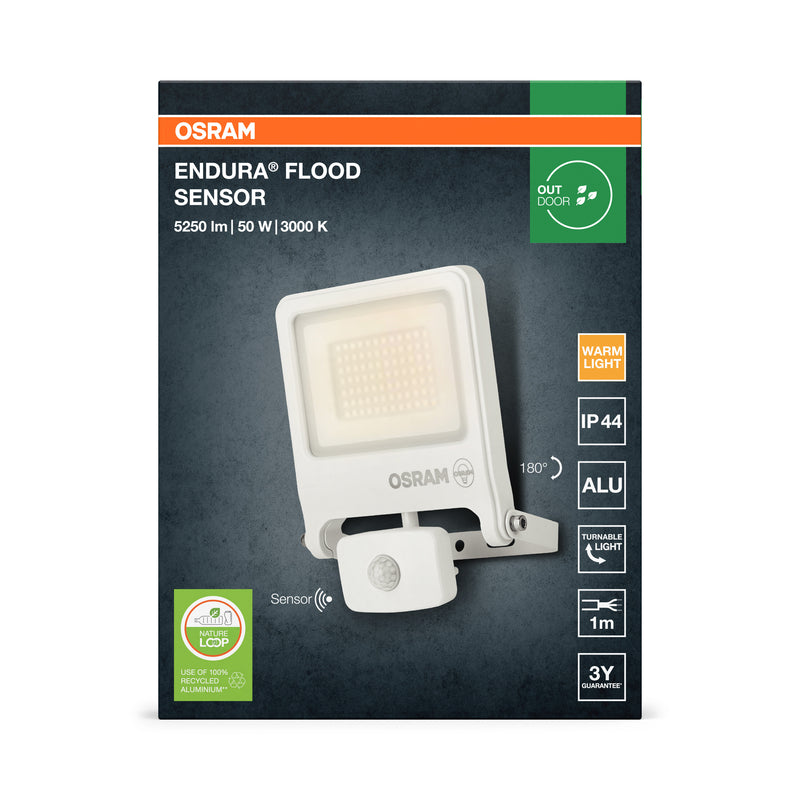 LEDVANCE Flutlicht Endura Flood PCR S, 50 W, weiß, IP44