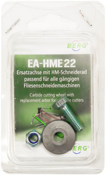 BERG Tectool Ersatzachse mit HM-Schneiderad, Ø 22 mm