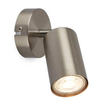 BRILONER Leuchten Spotleuchte Matt-Nickel 1xGU10