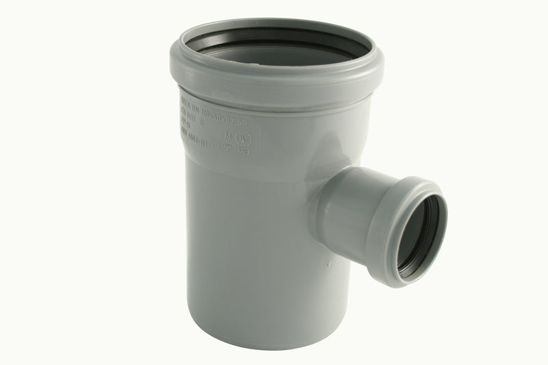 Marley HT Abzweig DN 110/ DN 110, grau, 45° PP (Dichtung)