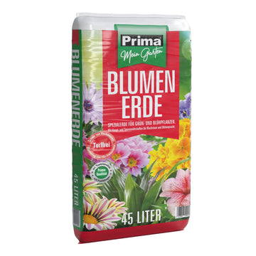 PRIMA torffreie Blumenerde Universal 45 l für Töpfe, Kübel & Beete