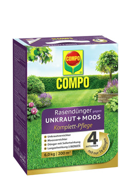 COMPO Rasendünger UV+MV gegen Unkraut Moos
