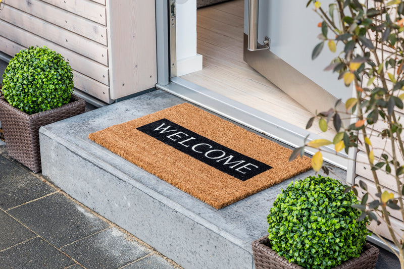 ASTRA Coco Design Fußmatte 40×60 cm, natur mit „Welcome“-Motiv
