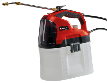 Einhell Akku-Drucksprühgerät GE-WS 18/75 Li-Solo, 8,2 l Tank rot/schwarz
