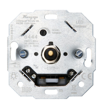 Kopp LED Dimmer Sockel 3-100 W Phasenanschnitt, Unterputz (UP)