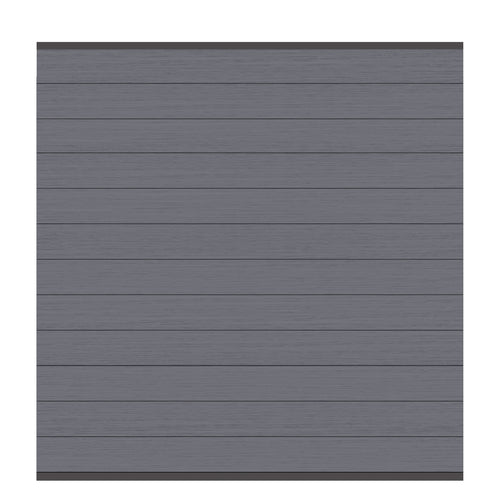 TraumGarten System WPC Zaun-Set anthrazit/anthrazit, 1780 x 1830 mm, 20 mm
