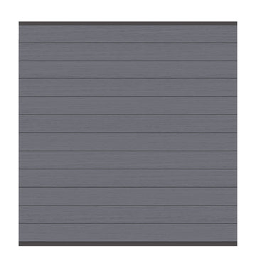 TraumGarten System WPC Zaun-Set anthrazit/anthrazit, 1780 x 1830 mm, 20 mm