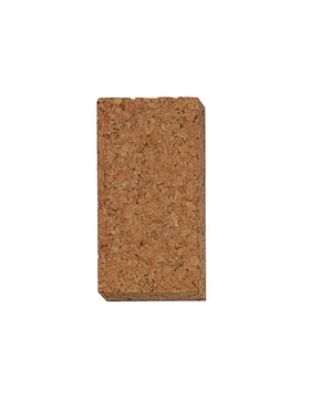 Ciret Schleifklotz aus Kork, 120 x 60 x 40 mm, manuelles Schleifen
