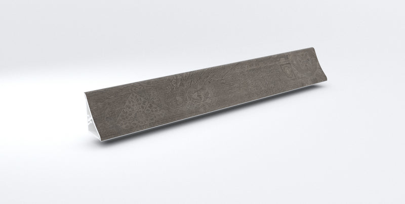 Getalit Plus Wandanschlussprofil A1C in Schwarz, 590x20 mm