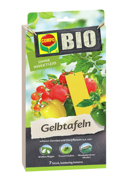 COMPO BIO Gelbtafeln zur Insektenbekämpfung, 7 Stück