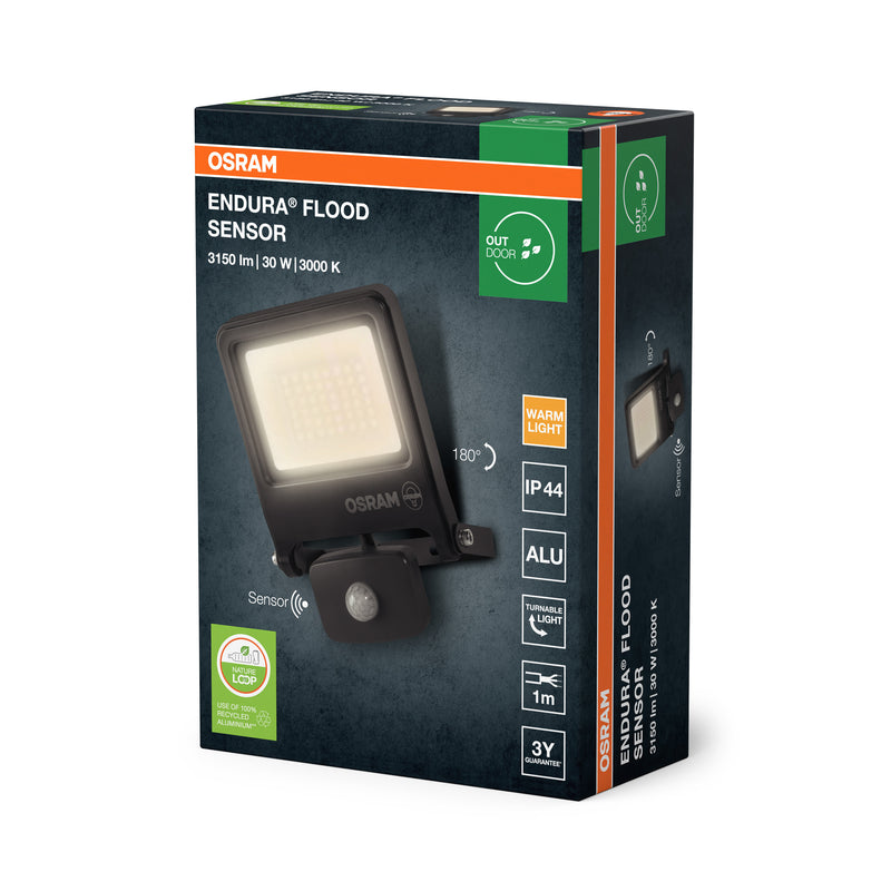 LEDVANCE Endura Flood PCR S Flutlicht 30 W IP44 dunkelgrau