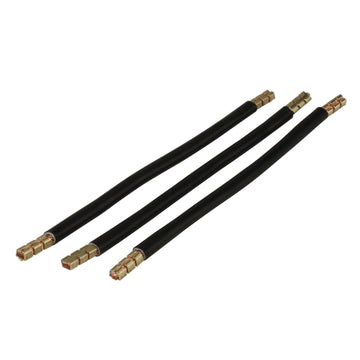 UNITEC Kabelbrücke schwarz für 6 mm², 3 Stück mit Aderendhülsen
