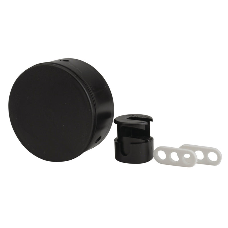 UNITEC Verteilermuffe schwarz mit 1x Zugentlastung