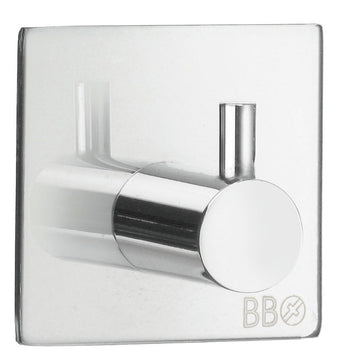 Smedbo Design-Haken chrom aus Edelstahl, 45 x 45 mm