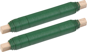 Conmetall Meister Blumendraht lackiert 2x100 g, Stahldraht 0,60 mm