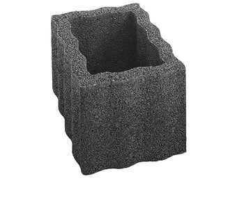 CHRISTOPH Rasterstein 40x30x25 cm mittel, anthrazit (Böschungs- & Pflanzstein)