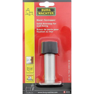Burg-Wächter Wand-Türstopper TSW 2390 aus Edelstahl matt, rund