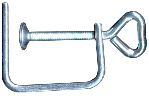 Conmetall Meister Laubsägezwinge, Schraubzwinge, silber, verzinkt, bis 45 mm